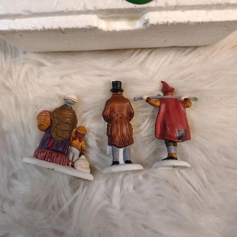 Dept. 56 Heritage Village Portobello Road Peddlers Set Of 3 5828-9 P
